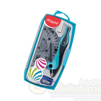 ราคา ชุดเรขาคณิต Maped ชุดเรขา ไม้บรรทัด วงเวียน มาเพ็ด รุ่น TC 519118 บรรจุ 7ชิ้น กล่อง จำนวน 1กล่อง พร้อมส่ง (15281113918)