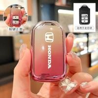 ราคา เคสเคสโทรศัพท์คีย์ฮอนด้าสำหรับ HRV Jazz BRV CRV ไฟรถยนต์ Accord Civic Fc Fd City อุปกรณ์เสริมรถยนต์พวงกุญแจกระเป๋าใส่กุญแจรถรีโมท (21502742144)