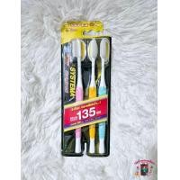 ราคา ส่งไว แปรงสีฟัน SYSTEMA แพ็ค 3 ด้าม Standard Soft และ Super Soft ของแท้ (21535138741)