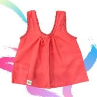 ราคา เสื้อคอกระเช้าเด็ก เสื้อคอกระเช้าสีพื้น ชุดคอกระเช้า สำหรับเด็กอ่อน 1เดือน 2 ปี (21764657038)