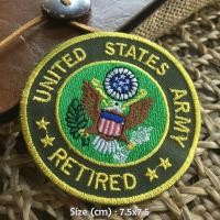ราคา U S Army ตัวรีดติดเสื้อ อาร์มรีด อาร์มปัก ตกแต่งเสื้อผ้า หมวก กระเป๋า แจ๊คเก็ตยีนส์ Badge Embroidered Iron on Patch สำเนา 5 (2523120237)