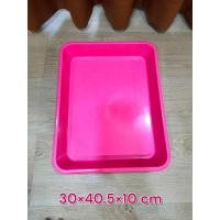ราคา ถาด ถาดพลาสติก ขนาด 30 38 5 3 CM ถาดกลม ถาดเสริฟ ถาดเสริฟอาหาร ถาดอเนกประสงค์ (21898185752)