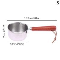 ราคา Rowlands หม้อต้มหม้อต้มนมร้อน410เหล็กสแตนเลสขนาดเล็กหม้อน้ำมันขนาดเล็กสำหรับกระทะทำครัวที่อุ่นเนยหม้อเนยละลายเดือด (21728522894)