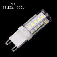ราคา nappa 1ชิ้นหลอดไฟ LED G9ความสว่างสูง3W 5W 7W 220V โคมไฟกำลังคงที่ไฟ LED G9สปอตไลท์หลอด SMD 2835 (21844068140)