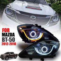 ราคา ไฟหน้า โปรเจคเตอร์ LED มาสด้า บีที 50 MAZDA BT50 BT 50 ปี 2016 ในดำ ข้างซ้าย ขวา จำนวน 1 คู่ (14617038194)