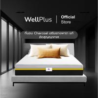 ราคา WellPlus อัดสุญญากาศ ที่นอนยางพาราแท้ ชาโคล แถมหมอนฟรี ความหนา 6 นิ้ว นุ่มแน่น ฟื้นฟูร่างกาย ระบายอากาศได้ดี (21913237734)