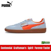 ราคา ของแท้ 100 Puma Palermo OG suede official store running shoes for men and women summer mesh Casual shoes non slip Purple (21898755027)