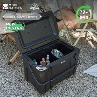 ราคา MOBI GARDEN Camping Cooler Box Ice 26L With Storage Basket Car Portable Camping Picnic Storage Food (21987776554)