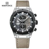 ราคา Naviforce นาฬิกาข้อมือผู้ชาย สปอร์ตแฟชั่น NF8027L สายหนัง กันน้ำ ระบบอนาล็อก (21449229554)