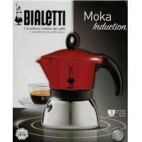 ราคา WF หม้อต้มกาแฟ BIALETTI รุ่น โมคา อินดักชั่น สีแดงดำเงิน ขนาด 3 ถ้วย (19767431000)