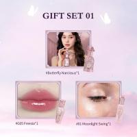 ราคา Flower Knows Midsummer Fairytales Collection Makeup Gift Set include Lip Lacquer Liquid Highlighter and Perfume (21979130185)