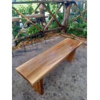 ราคา KDAUZ ม้านั่งไม้มะค่าท็อปแผ่นเดียว ม้านั่งขาแผ่น ม้านั่งสนาม ม้านั่งยาว ม้านั่งไม้ เก้าอี้ไม้ เก้าอี้ยาว ม้านั่งกลางแจ้ง เก้าอี้สนาม ม้านั่งไม้ Bench Chair Wood (21757409588)