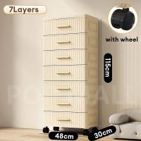 ราคา Salvo ลิ้นชักใส่เสื้อผ้า ตู้ลิ้นชัก 7 6 5 4ชั้น ลิ้นชัก เพิ่มหนา ตู้ข้างเตียง สีสลับ มีล้อ ไม่มีกลิ่น (21886315091)