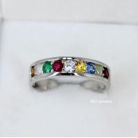 ราคา แหวนพลอยนพเก้าแท้ ตามตำรา ขนาดพลอย 2 9 มิล เงินแท้ 925 silver 925 สินค้าผลิตโดยเจ้าของเองจากจันทบุรี (21873051810)