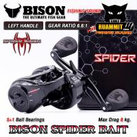 ราคา รอกหยดน้ำ BISON SPIDER BAIT รุ่นใหม่ มีกิ๊กเสียง รอบ 6 6 1 7 3 1 มีทั้งหมุนซ้ายและหมุนขวา FREE FISHING SOUND (20964853378)
