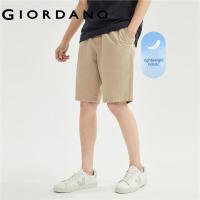 ราคา GIORDANO ผู้ชาย กางเกงขาสั้นผ้าฝ้าย 100 กางเกงขาสั้นฤดูร้อนน้ำหนักเบาหลายกระเป๋าเอวยางยืดกางเกงขาสั้นลำลองแฟชั่นเรียบง่าย Free Shipping 01104339 (21641763279)
