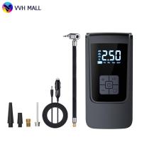 ราคา vvh mall Digital Display Air Compressor Tire Inflator Cordless for Car Bicycle Tire Air Pump Portable Inflation Pump (21718217063)