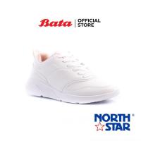 ราคา Bata บาจา ยี่ห้อ North Star รองเท้าผ้าใบ รองเท้ากีฬา สนีคเคอร์ สำหรับผู้หญิง รุ่น Budapest สีขาว 5391005 (10289762618)