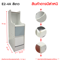 ราคา MRS DIY โต๊ะข้างเตียง ชั้นวางอเนกประสงค์ ตู้ข้างเตียง แนวสูง เก็บของได้เยอะ ตู้หัวเตียงที่เรียบง่าย E2 4A (21496444130)