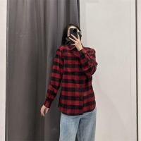 ราคา UNIQLO เสื้อแขนยาวลำลองเสื้อเชิ้ตลายสก๊อตสำหรับทั้งหญิงและชายนำเข้าใหม่462402เสื้อโค้ตทรงหลวมของแท้ใหม่ฤดูใบไม้ร่วง (21138071022)