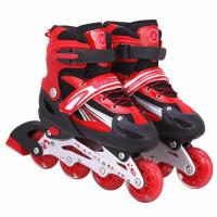 ราคา รองเท้าสเก็ต โรลเลอร์เบลด Roller Skate Red (17175690092)