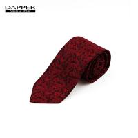ราคา DAPPER เนคไท 7 5 cm Geometric Jacquard Tie สีแดง (21948127532)
