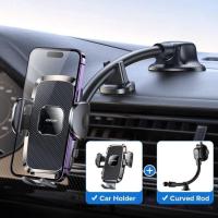 ราคา Joyroom Dashboard Phone Holder for Car 360 Widest View 9in Flexible Long Arm Universal Handsfree Auto Windshield Air Vent Mount (20503191301)