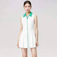 ราคา Closet Crush มินิเดรสแขนกุดคอปก ซิปหน้า สีขาว (21733966028)