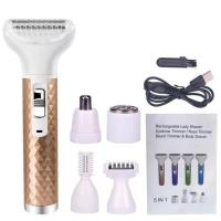 ราคา เครื่องกำจัดขนสตรี เครื่องถอนขน 5 ใน 1 ที่โกนขนที่ลับ เครื่องกำจัดขน เครื่องโกนหมอย เครื่องโกนขน ที่โกนขน ไม่เจ็บปวด กำจัดขนรักแร้ remover (21993155246)