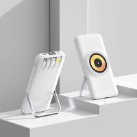 ราคา พาวเวอร์แบงค์30000mah Magnetic แบตสำรอง ไอโฟน พกพา ไร้สาย MagCharge สินค้ามาพร้อมขาตั้ง ของแท้ 100 ใช้ได้กับทุกรุ่นทุกยี Powerbank wireless Quick Charge (21296075098)