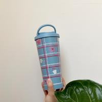 ราคา flower tumbler แก้วน้ำเก็บความเย็นลายดอกไม้ (21760491536)