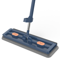 ราคา ไม้ถูพื้นขนาดใหญ่รุ่นใหม่ ไม้ม๊อบถูพื้น ไม้ม้อบ Flat Mop ไม้ถูพื้นรีดน้ำ หมุนได้ 360 องศา (22039031041)