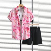 ราคา ชุดเสื้อเชิ้ตผู้ชายสบายๆเสื้อเชิ้ตฮาวายสำหรับฤดูร้อนลายดอกไม้ฟลามิงโก้พิมพ์ลายกราฟิกเสื้อผ้าลายพิมพ์แขนสั้นแบบลำลองถนนสีดำสีแดงสีส้มสีเขียวเสื้อผ้าแฟชั่นเขตร้อนนักออกแบบฮาวาย (21696469597)