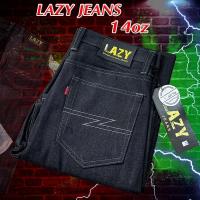 ราคา กางเกงLazy ผ้าดิบ14ออนดีเทลใหม่ กางเกงเลซี่มิดไนท์ด้ายเทา แถมป้ายสินค้าใหม่ของแท้ (21818583870)