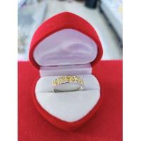 ราคา แหวนเงินแท้พลอยสีเหลืองบุษราคัมพลอย 9 เม็ดเงินแท้ 92 5 (17419301597)