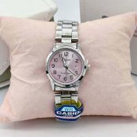 ราคา สินค้าขายดี นาฬิกาข้อมือ นาฬิกา ผญ แฟชั่น นาฬิกาCasio สีชมพู สีพิงค์ หวานละมุน ควอตซ์ กันน้ำ มีวันที่ ขนาด 35 MM สายเลส ตัดสายได้ตามขนาดข้อมือ (21257451536)