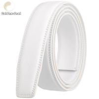 ราคา Belt Strap For Men Man New Men Belt Strap 3 5CM Mens Cow Leather Belt Strap Male Jeans Pants Waistband Automatic Buckle Belts Strap for Men 110 130cm only Strap No Buckle (11545769719)