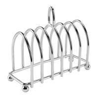 ราคา Toast Bread Rack Holder 6 Slice Stainless Steel Toast Rack with Ball Feet and Loop Carry Handle (15172402719)