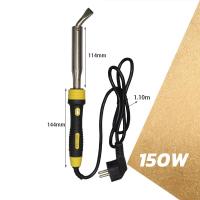 ราคา หัวแร้งบัดกรี 80W 100W 150W เครื่องเชื่อมเหล็กด้วยปลายทองเหลืองหัวแร้ง หัวแร้งแช่ หัวแร้งบัดกรี หัวแร้งแช่ปากงอ หัวแร้งเชื่อมสังกะสี High Power Electric Soldering Iron (21418960044)