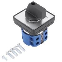 ราคา 660V 20A Switch 4 Position 2 Pole Rotary Selector Universal Rotary Cam Changeover Switch Electric Motor Reversing Switch (19772445184)
