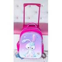 ราคา กระเป๋านักเรียน กระเป๋านักเรียนพร้อมล้อลาก ขนาด14 5 นิ้ว ลายนูน (18823927539)