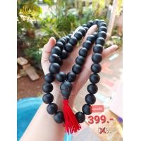ราคา ประคำแร่เหล็กน้ำพี้ 18 5 มิล จำนวน 56 ลูก ผ่านพิธีเรียบร้อย (15638239466)