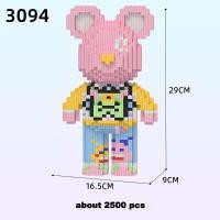 ราคา Nanafine Thai Shipping 11000 บล็อกบล็อกขนาดใหญ่ 3D เด็กบล็อกบล็อก 30CM 55CM BIG หมีปรับปรุงบ้านสำหรับเด็กบล็อกของเล่น (22036712408)