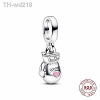 ราคา 925 Silver Sterling Charm Two tone Wedding Dangle Pendant Fit Original Pandora Bracelet charms For Women DIY Jewelry making (19819432116)