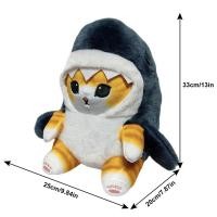 ราคา BKK Cute Shark Cat Plush Toy Doll Pendant Pillow Gift (21548468051)