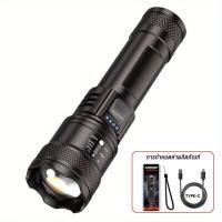 ราคา ซื้อ 1 แถม 1 miniไฟฉายความสว่างสูงFlashlight LED CREE XML T6 V1 3โหมด ไฟฉายแรงสูง ไฟฉายซูมได้ ไฟฉาย กันน้ำ (21519633585)
