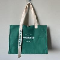 ราคา กระเป๋าผ้าสตาร์บัค Starbucks ความจุขนาดใหญ่ กระเป๋าผ้าแคนวาส พร้อมส่งใน ของชำร่วย ของที่ระลึก ของขวัญปีใหม่ (21622317575)