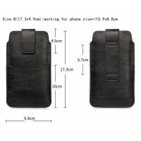 ราคา หนัง PU อเนกประสงค์กระเป๋าเคสโทรศัพท์มือถือเข็มขัดสำหรับ iPhone Samsung Galaxy Xiaomi Redmi 9 Poco Huawei Honor Oppo Moto Bag (19784229370)