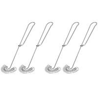 ราคา 2 Pieces Whisk Egg Small Whisk Whipper Stainless Steel Egg Whisk Flat Spring Coil Whisk Egg Frother Milk and Egg Beater (19080413180)