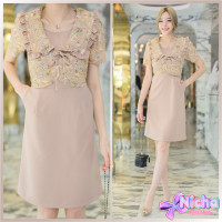 ราคา New ชุดเดรชโทนสดใสป้ายnuchy (21890103775)